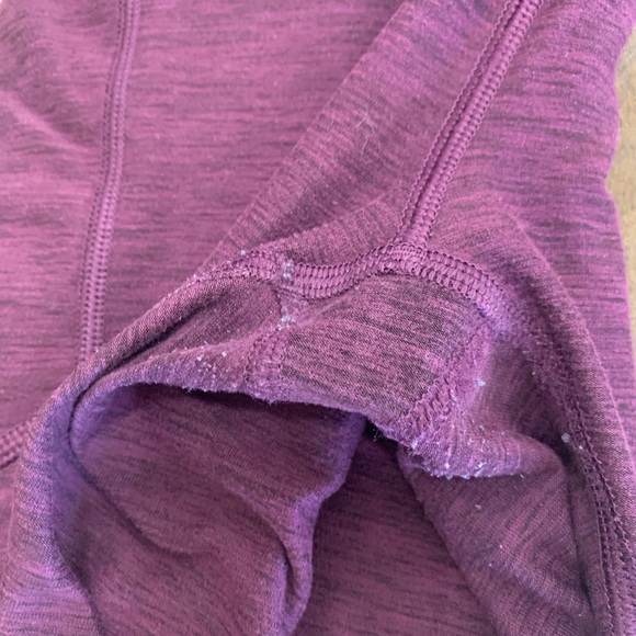 Victoria Secret 7/8 Plum Purple Leggings Size Medium With Size Pockets - Picture 12 of 12